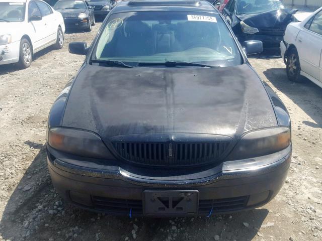 1LNHM86S02Y607322 - 2002 LINCOLN LS BLACK photo 9