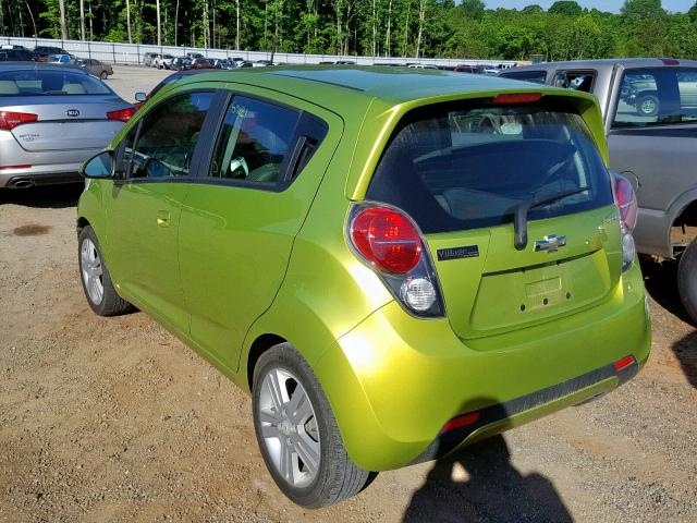 KL8CB6S98DC606455 - 2013 CHEVROLET SPARK LS GREEN photo 3