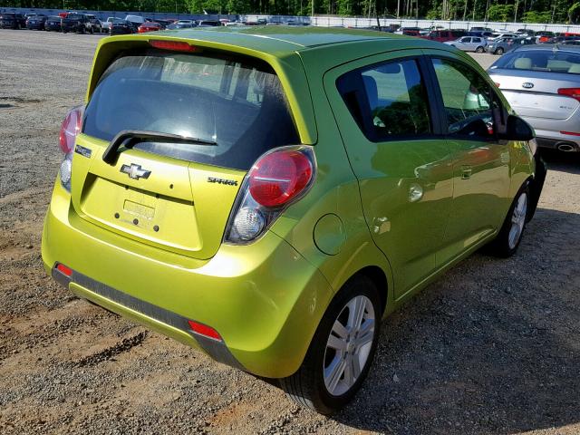 KL8CB6S98DC606455 - 2013 CHEVROLET SPARK LS GREEN photo 4