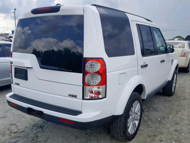 SALAG2D40BA557196 - 2011 LAND ROVER LR4 HSE WHITE photo 4