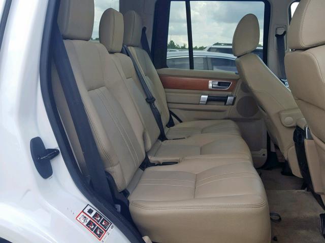 SALAG2D40BA557196 - 2011 LAND ROVER LR4 HSE WHITE photo 6