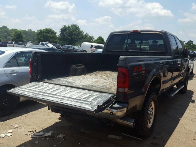 1FTWW31P35EB81451 - 2005 FORD F350 SRW S GRAY photo 4