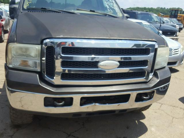 1FTWW31P35EB81451 - 2005 FORD F350 SRW S GRAY photo 9