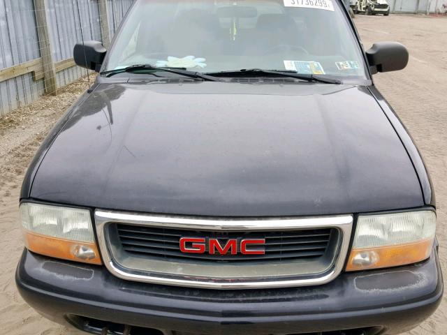 1GTDT13X33K179862 - 2003 GMC SONOMA BLACK photo 7