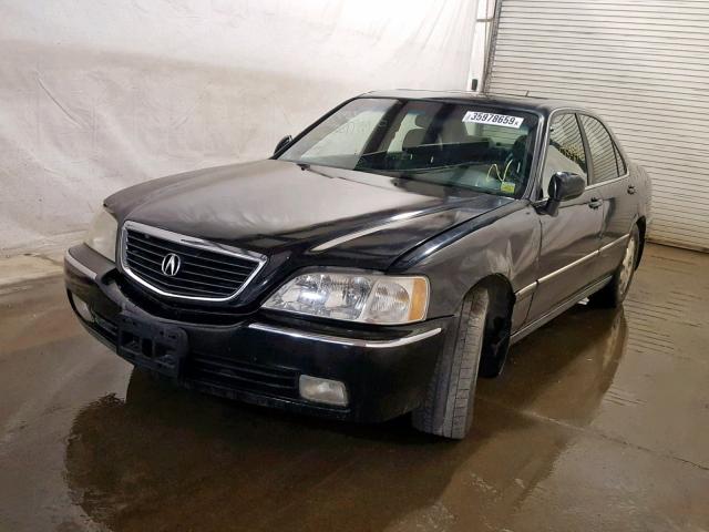 JH4KA96604C005983 - 2004 ACURA 3.5RL BLACK photo 2