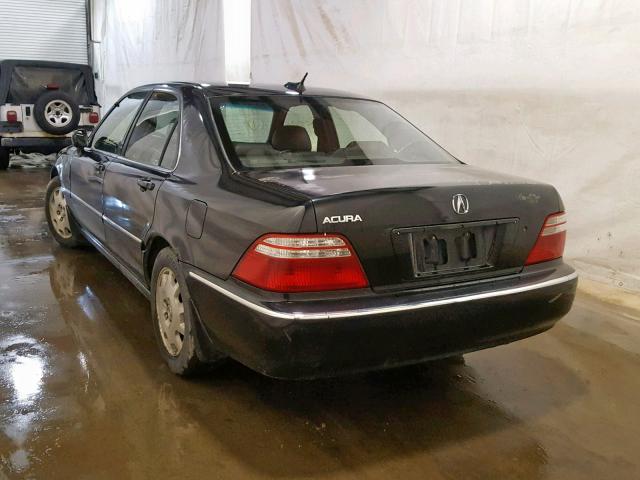 JH4KA96604C005983 - 2004 ACURA 3.5RL BLACK photo 3