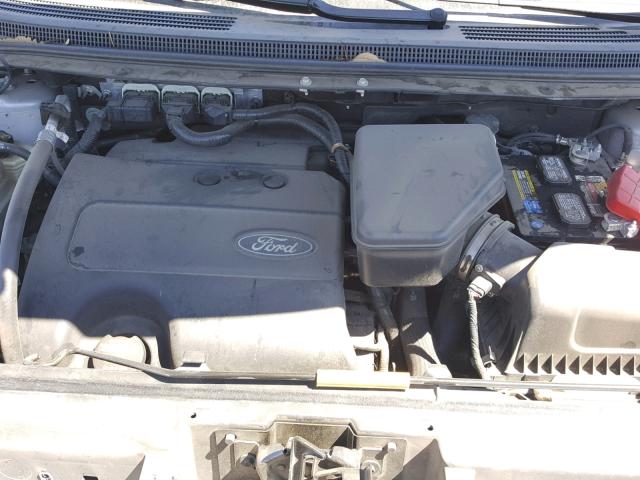 2FMDK3JC2BBA61563 - 2011 FORD EDGE SEL SILVER photo 7