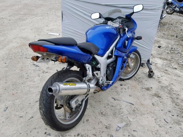 JS1VP52A412106827 - 2001 SUZUKI SV650 S BLUE photo 4