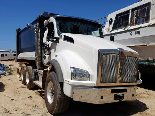 1NKZX4TX7KJ257445 - 2019 KENWORTH CONSTRUCTI WHITE photo 1