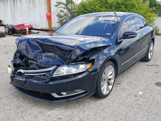 WVWGU7ANXDE556587 - 2013 VOLKSWAGEN CC VR6 4MO BLACK photo 2