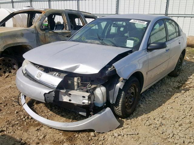 1G8AJ52F44Z223136 - 2004 SATURN ION LEVEL SILVER photo 2
