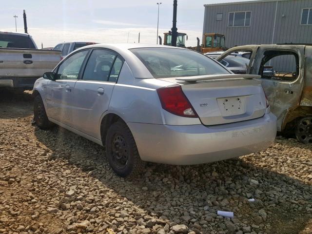 1G8AJ52F44Z223136 - 2004 SATURN ION LEVEL SILVER photo 3
