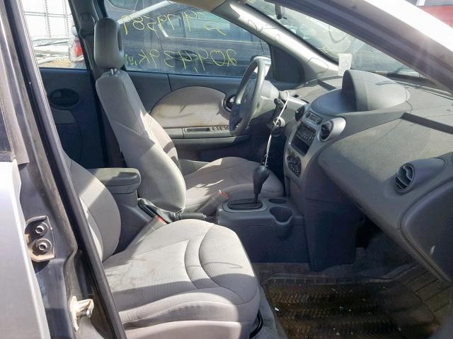 1G8AJ52F44Z223136 - 2004 SATURN ION LEVEL SILVER photo 5