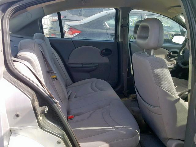 1G8AJ52F44Z223136 - 2004 SATURN ION LEVEL SILVER photo 6