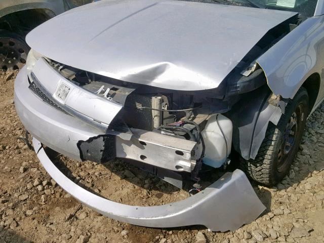 1G8AJ52F44Z223136 - 2004 SATURN ION LEVEL SILVER photo 9