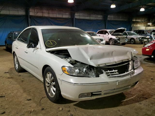 KMHFC46FX6A092916 - 2006 HYUNDAI AZERA SE WHITE photo 1