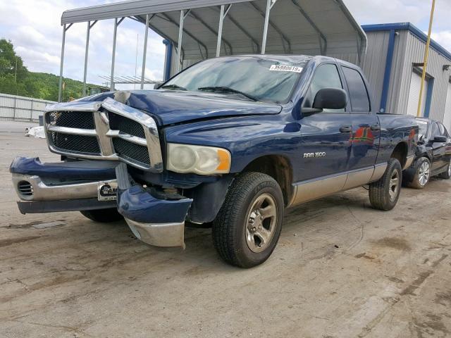 1D7HU18Z53J509943 - 2003 DODGE RAM 1500 S BLUE photo 2