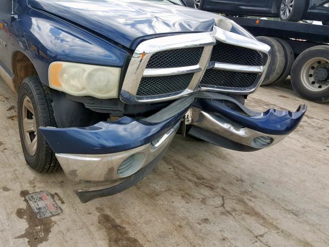 1D7HU18Z53J509943 - 2003 DODGE RAM 1500 S BLUE photo 9