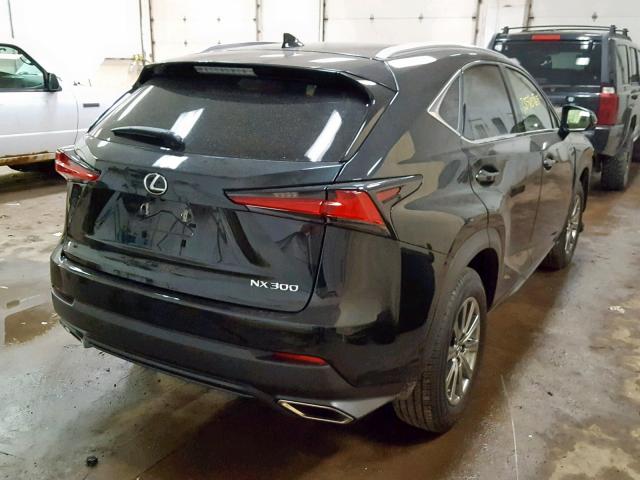 JTJBARBZ0K2209362 - 2019 LEXUS NX 300 BLACK photo 4