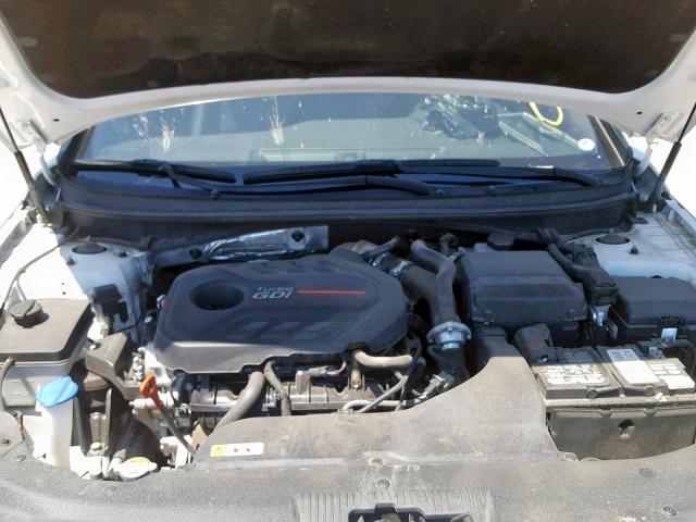 5NPE34AB5FH098698 - 2015 HYUNDAI SONATA SPO WHITE photo 7