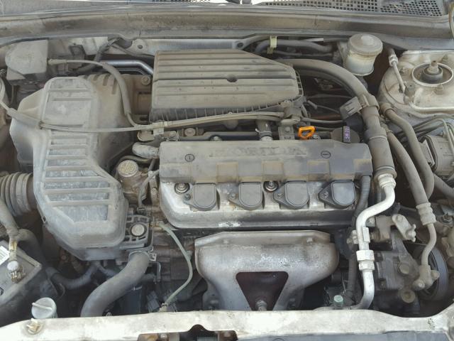 1HGEN26574L000315 - 2004 HONDA CIVIC GX WHITE photo 7