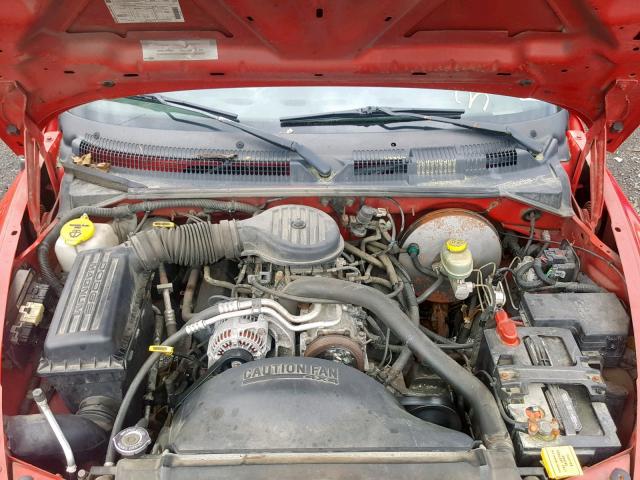 1B7GG22X4WS558169 - 1998 DODGE DAKOTA RED photo 7