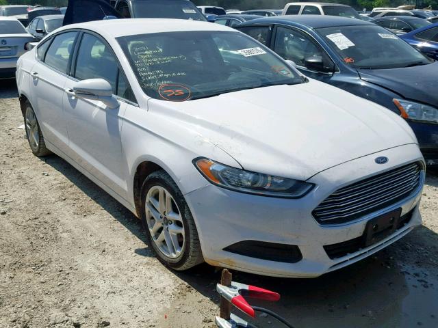 3FA6P0H77ER331968 - 2014 FORD FUSION SE WHITE photo 1