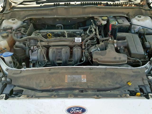 3FA6P0H77ER331968 - 2014 FORD FUSION SE WHITE photo 7