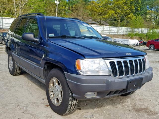 1J4GW38SX2C249096 - 2002 JEEP GRAND CHER BLUE photo 1