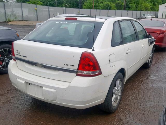 1G1ZT62885F105726 - 2005 CHEVROLET MALIBU MAX 白色 照片 4