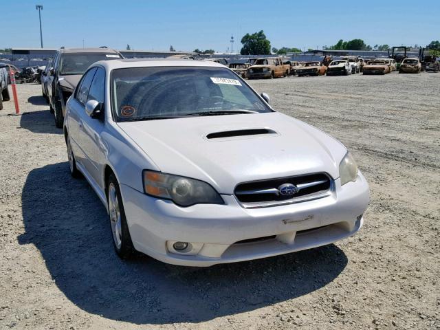 4S3BL676654210535 - 2005 SUBARU LEGACY GT WHITE photo 1