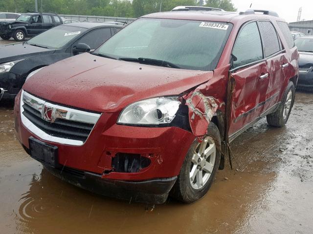 5GZEV13717J128966 - 2007 SATURN OUTLOOK XE RED photo 2
