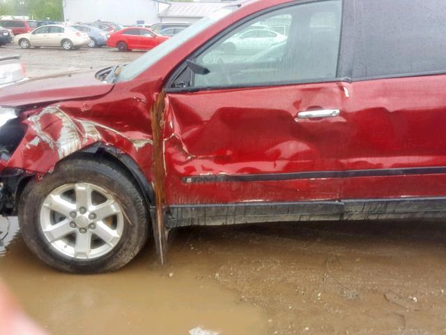 5GZEV13717J128966 - 2007 SATURN OUTLOOK XE RED photo 9