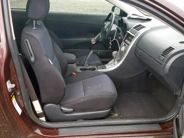 JTKDE167X80246054 - 2008 TOYOTA SCION TC PURPLE photo 5