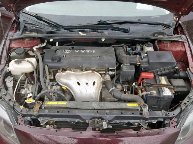 JTKDE167X80246054 - 2008 TOYOTA SCION TC PURPLE photo 7