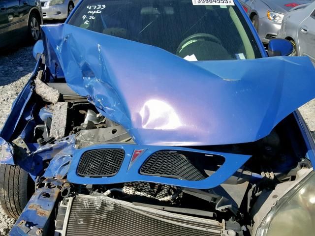 1G2AL18F087104733 - 2008 PONTIAC G5 BLUE photo 7