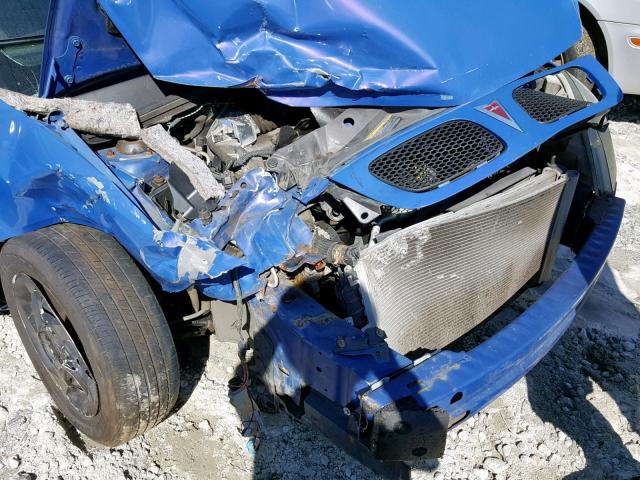 1G2AL18F087104733 - 2008 PONTIAC G5 BLUE photo 9