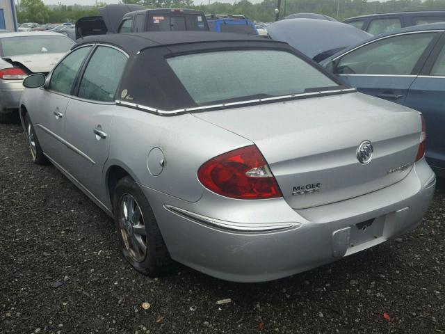 2G4WD532551268008 - 2005 BUICK LACROSSE C SILVER photo 3