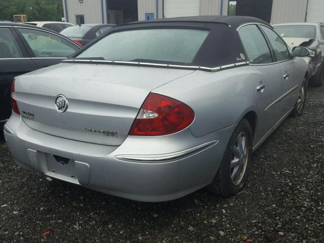 2G4WD532551268008 - 2005 BUICK LACROSSE C SILVER photo 4