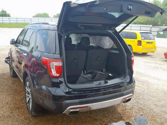 1FM5K8HTXGGC47343 - 2016 FORD EXPLORER P BLACK photo 3