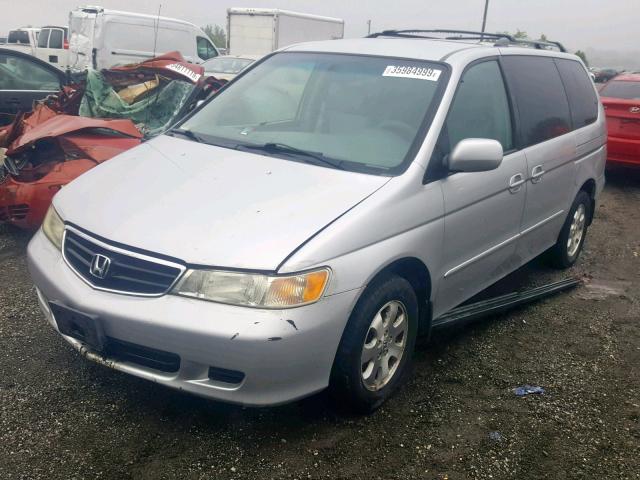 5FNRL18063B092374 - 2003 HONDA ODYSSEY EX SILVER photo 2