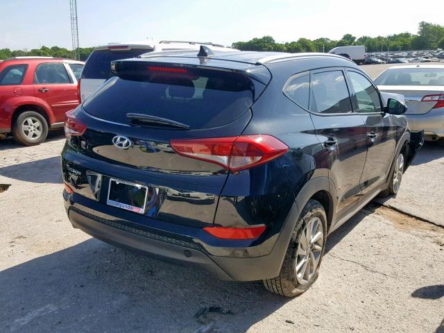 KM8J33A4XJU700371 - 2018 HYUNDAI TUCSON SEL BLACK photo 4