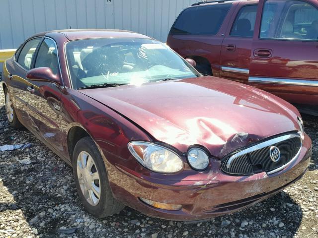 2G4WC582071244665 - 2007 BUICK LACROSSE C BURGUNDY photo 1