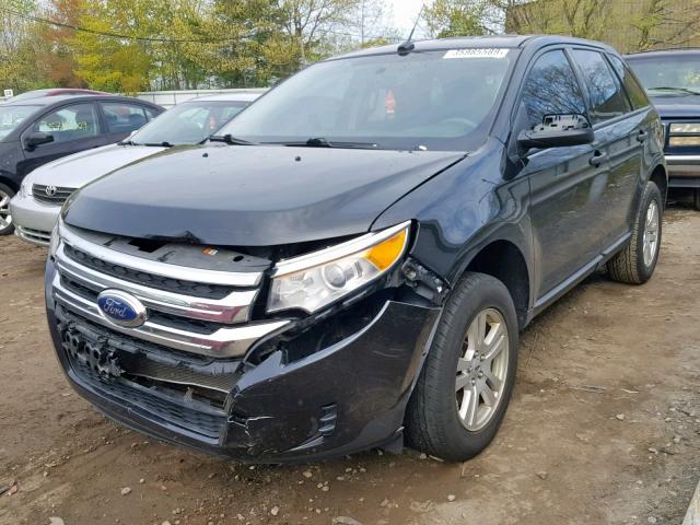 2FMDK3GC2BBA98846 - 2011 FORD EDGE SE BLACK photo 2