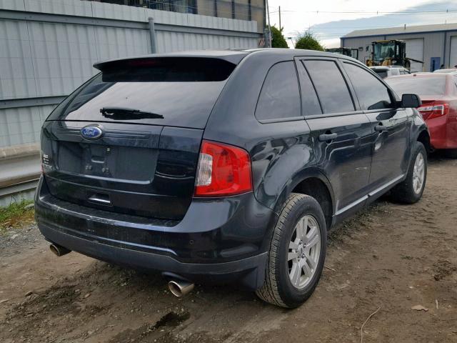 2FMDK3GC2BBA98846 - 2011 FORD EDGE SE BLACK photo 4