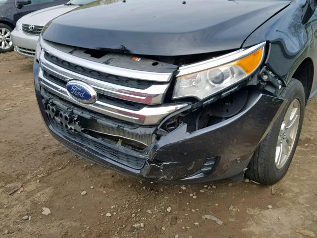 2FMDK3GC2BBA98846 - 2011 FORD EDGE SE BLACK photo 9