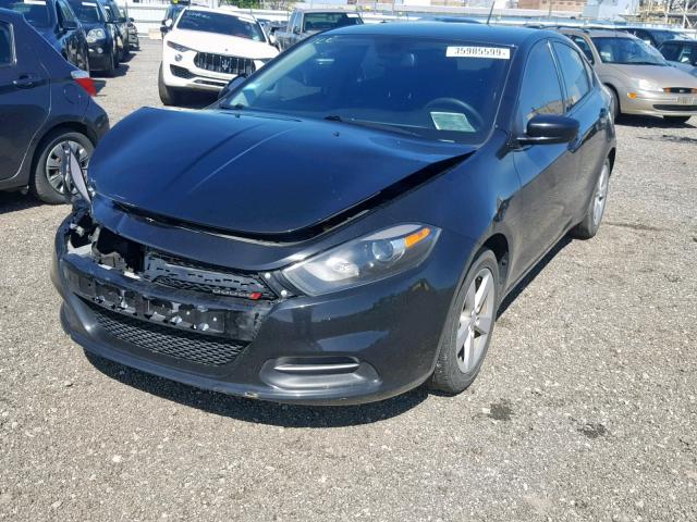 1C3CDFBBXFD403525 - 2015 DODGE DART SXT BLACK photo 2