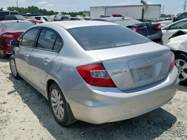 19XFB2F95CE048353 - 2012 HONDA CIVIC EXL 银色 照片 3