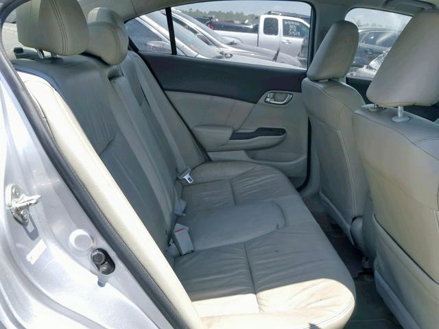 19XFB2F95CE048353 - 2012 HONDA CIVIC EXL 银色 照片 6