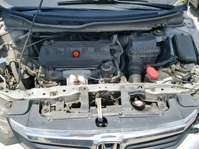 19XFB2F95CE048353 - 2012 HONDA CIVIC EXL 银色 照片 7
